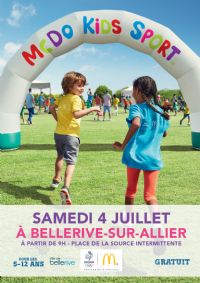 La tournée Mc Do Kids Sport s’arrête à Bellerive-sur-Allier le samedi 4 juillet. Le samedi 4 juillet 2015 à Bellerive-sur-Allier. Allier. 